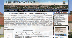 Desktop Screenshot of egrilokalpatriotak.hu